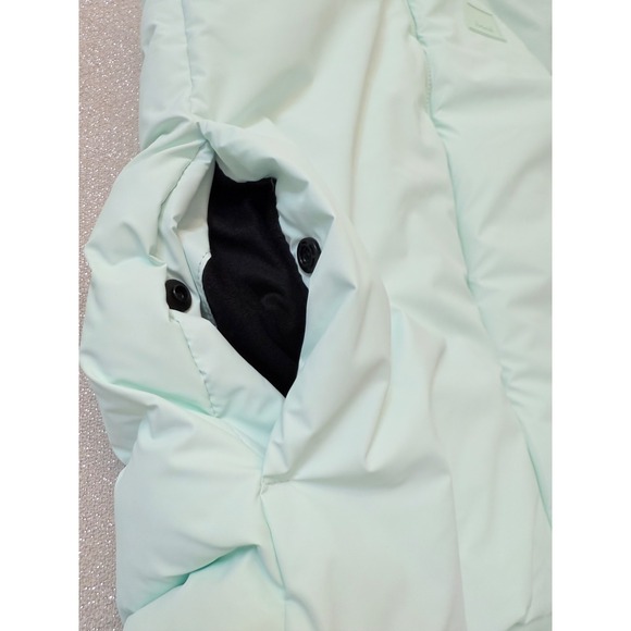 NWT Rains Unisex Puffer Loop Vest in Mineral Mint Green $250 - Picture 6 of 8